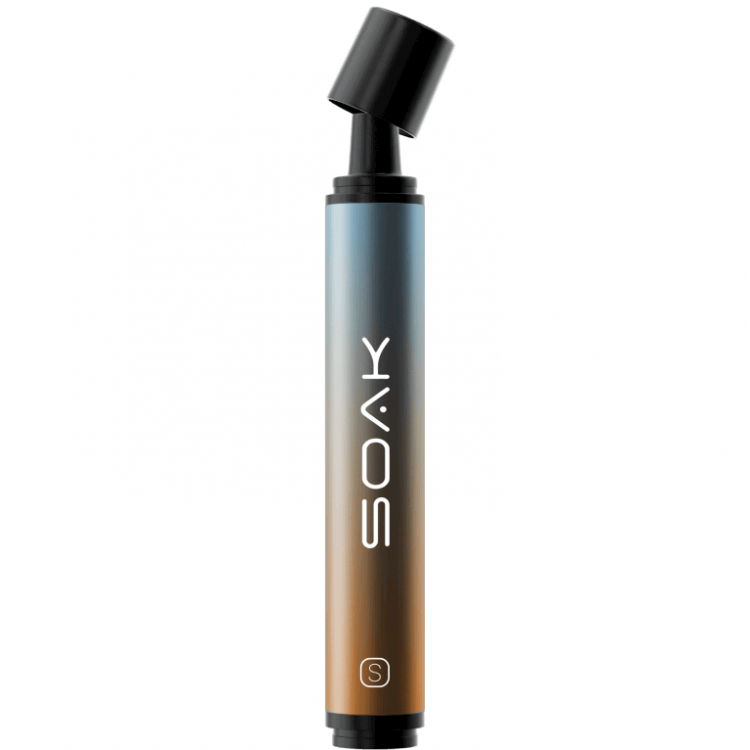 (М) Одноразовая электронная сигарета SOAK X (1500) - Toffee (Кремовый ирис)